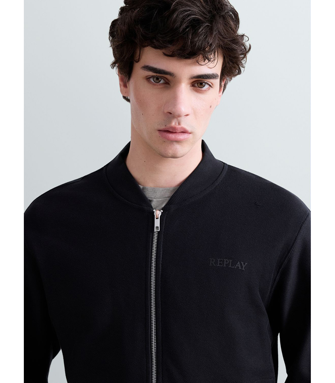 ヘビージャージージップスウェット 詳細画像 ブラック 5